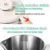 1.2L 9-in-1 Soybean Milk Machine with 18-Hour Preset for Homemade Plant and Nut Milks