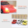 Car Model Pendant LED Light Sound Horn Key Chain Keychain Ring Bag Phone Decor Suspension Trinket