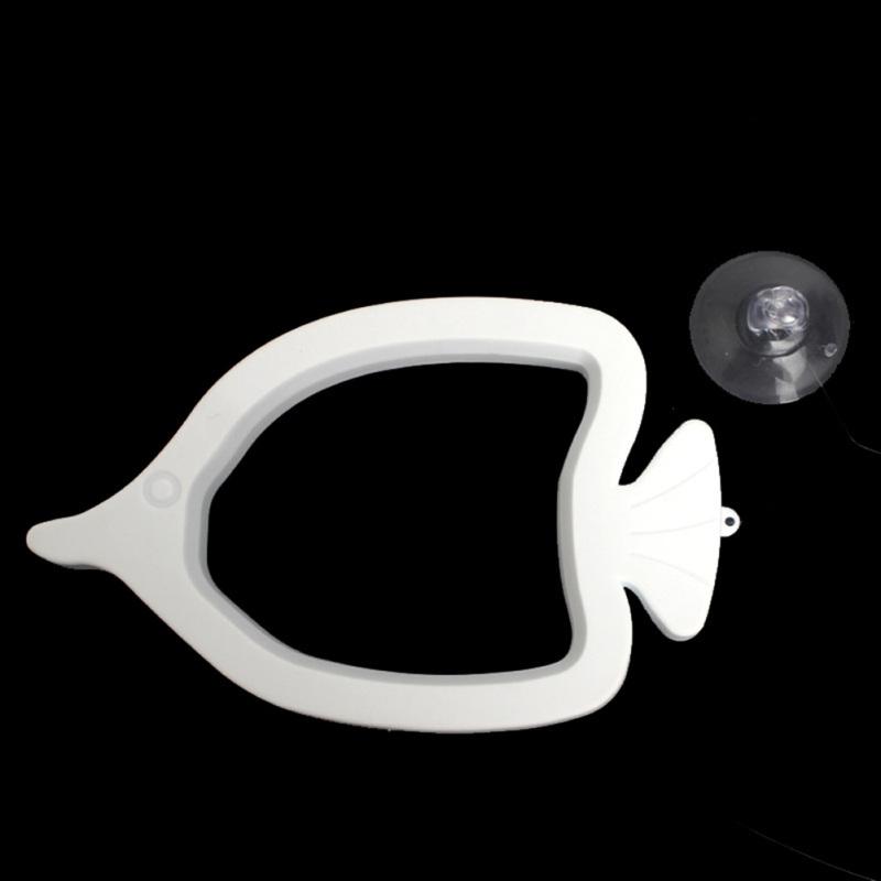 Fish Feeding Ring Floating Fish-shaped Feeder For Tropical Fish With Suction Cups Aquarium