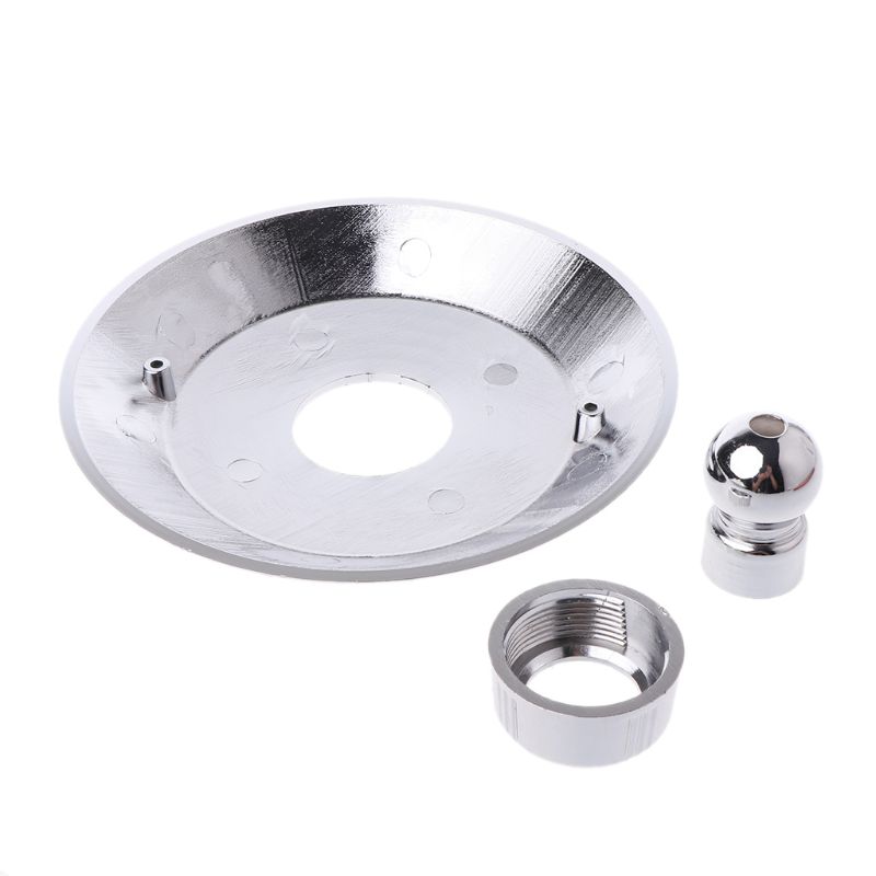 20,3 cm Badezimmer, 7 Farben, automatischer LED-Lichtwechsel, runder Duschkopf, Badewanne, Regenfall