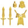 Medieval Ancient Castle Green Dragon Raven Knights Armour Assemble Scene Building Block Figures Children's Bricks DIY Toys Gifts