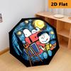 1pc Snoopy umbrella Portable 8-rib structure suitable for all seasons, home, travel, outdoor umbrella