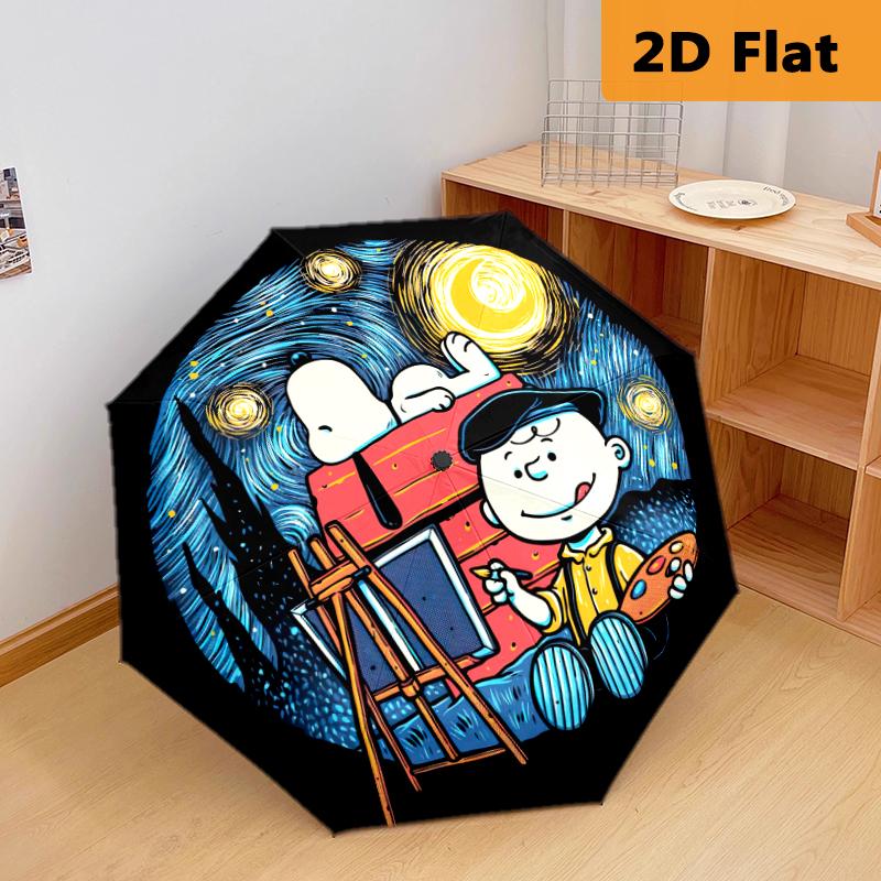 1pc Snoopy umbrella Portable 8-rib structure suitable for all seasons, home, travel, outdoor umbrella