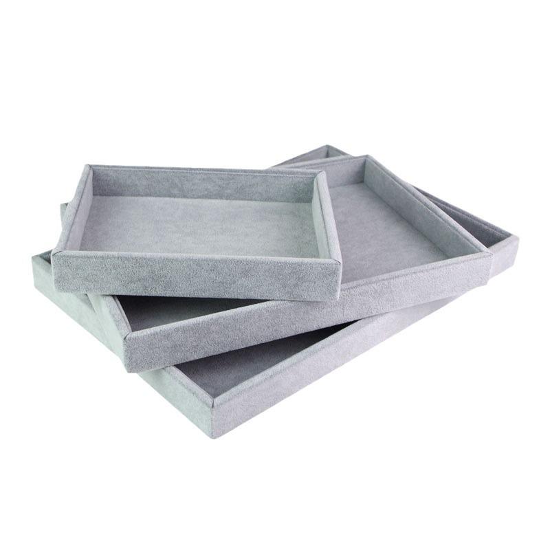 Zestaw biżuterii z lodowego aksamitu: Taca, Rama, Manekin, Przechowywanie naszyjników i bransoletek