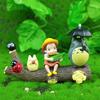 Moss Micro Landscape Is Essential! Umbrella Totoro Decoration Ornament, Creative Retro Landscape Small Ornament