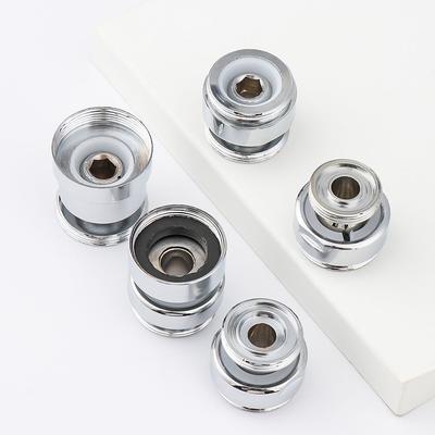 Kitchen Faucet Fittings Stainless Steel Tap Aerator Connector Swivel Aerator Adapter 360 Degree Adjustable Faucet Adapter