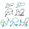 Horse Halter Knot Training Headstall Webbing Rope Wear Resistant Rope Halter Adjustable Horse Riding Halter Enduring