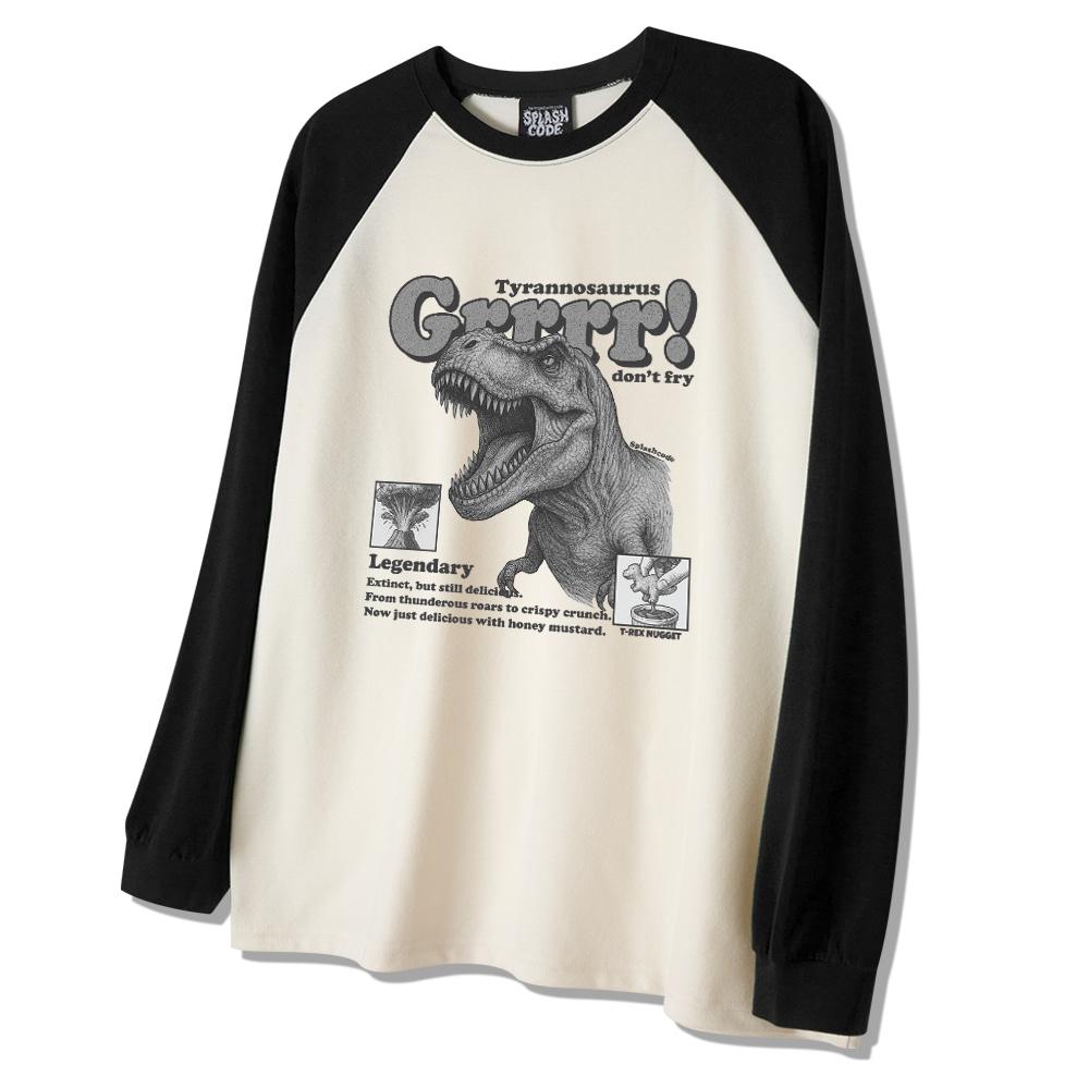 Seupeullaesikodeu Raglan Long Sleeve Cream - Chicken Nugget