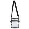 2 szt. Przezroczysta torba na ramię z PVC Odpinana przezroczysta torba crossbody Wytrzymała przezroczysta portmonetka Sport