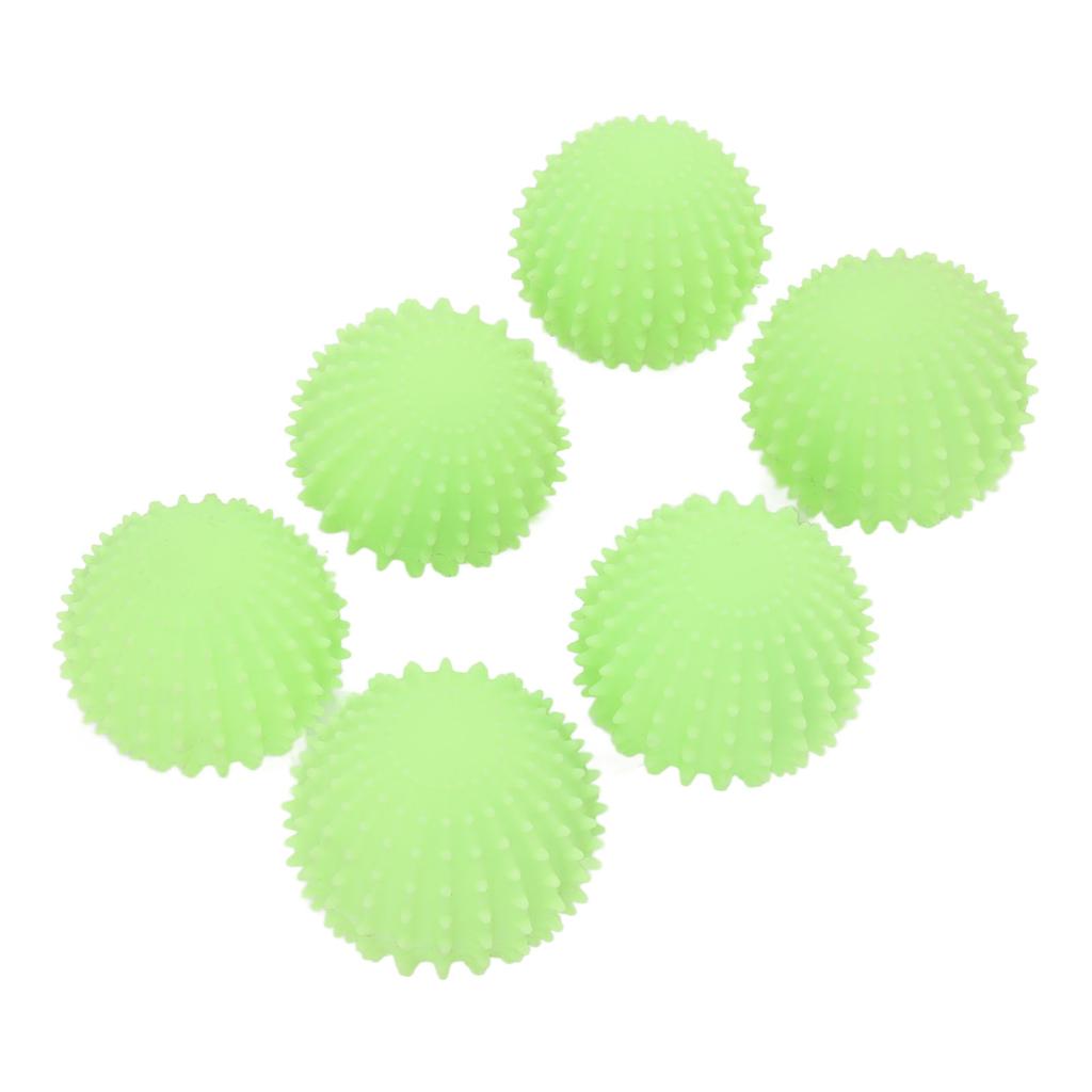 6Pcs Laundry Ball PVC Non Toxic Safe Reusable Household Clothing Cleaning Tools for Washing Machine