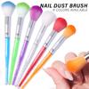 Crystal Long Handle Nail  Brushes Nails Makeup Brushes Remove Dust Powder Manicure Brush Nail Art