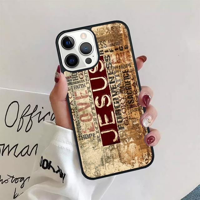 Bible Jesus Christian quotes Phone Case Cover For iPhone 17 Air 15 16 14 13 12 Pro Max 11 Pro Max Plus Coque Shell