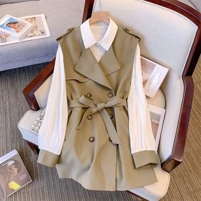 Elegante e Confortevole Completo Autunnale 2 Pezzi Camicia e Gilet per Donna