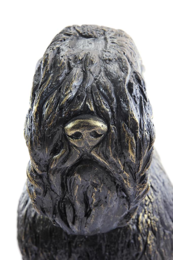 Czarny Terier Rosyjski, Russian Black Terrier - Statuetka Psa W Naturalnym Rozmiarze, Figura W Skali 1:1, Posąg Do Ogrodu Marki Art-Dog