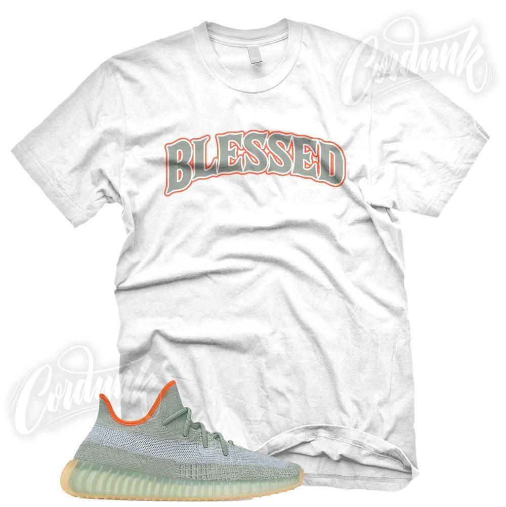 BW BLESSED Sneaker T Shirt for YZ 350 Boost Desert Sage V2 S