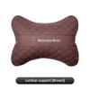 Car Seat Headrest Neck Pillow Lumbar Back Support Pad For Mercedes Benz AMG W177 W176 X166 X167 C257 C218 X253 C118 C117 H247 PB1