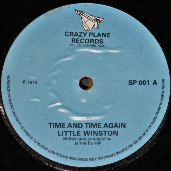 

7inch Record LITTLE WINSTON - Time And Time Again SP001 Crazy Plane Rec 1979 UK Soul/Funk Used