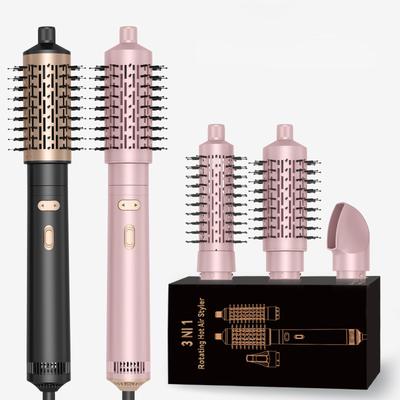 Three-in-One Multi-functional Automatic Straightening & Curling Hot Air Blow Dryer Comb DC Motor 1001-1500W Salon Use Hairbrush