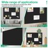 12Pcs Felt Wall Stickers School Works Display Bulletin Board Photo Wall Backdrop Message Soft Wooden Board for Home and Office