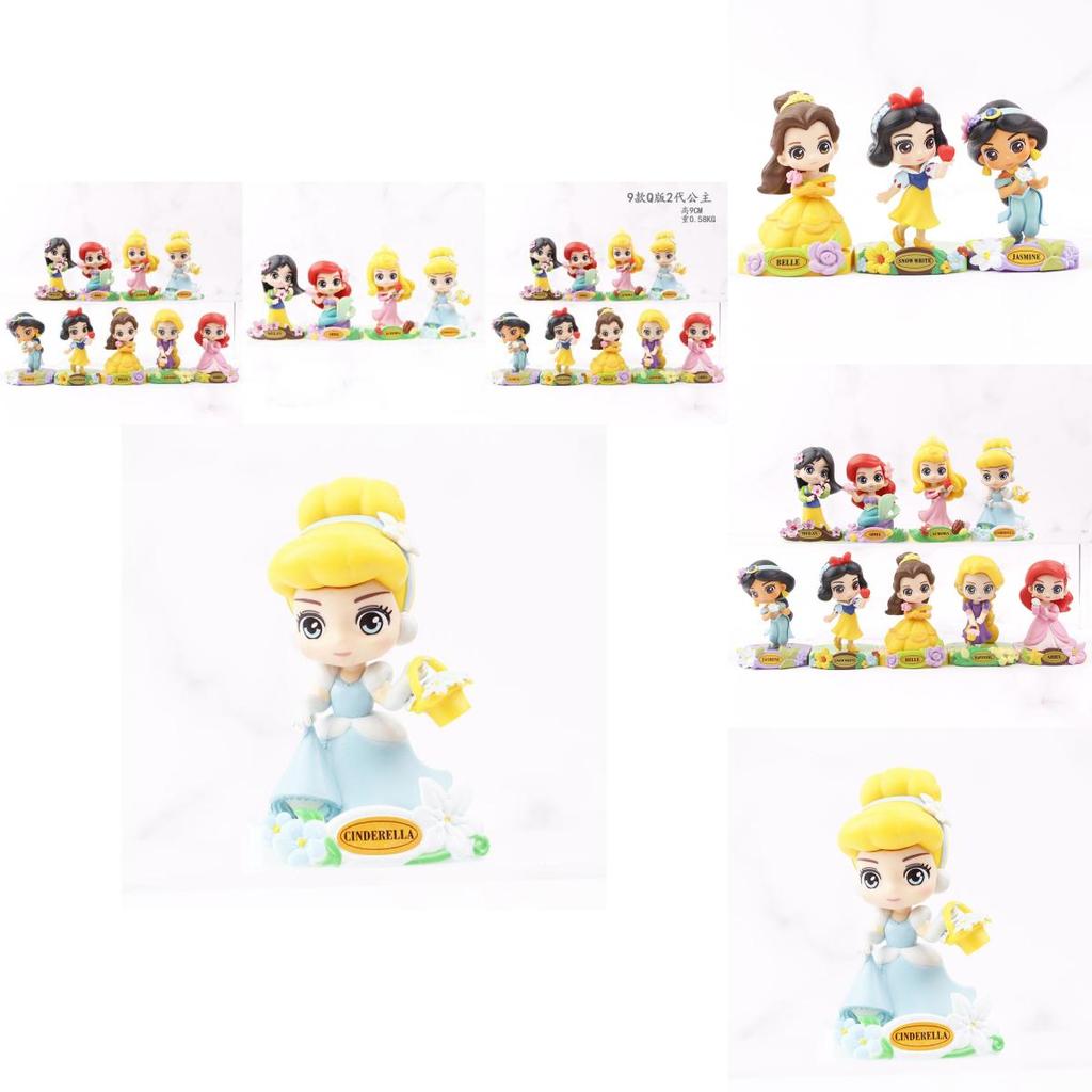 Classic Fairy Tale Princess Figurine Ariel Garden Dream Series Cake Topper Blind Box