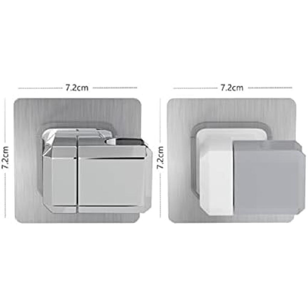 Universal Bathroom Silver Practical Rotatable Hardware Waterproof Fixed Wall Mounted Shower Bracket(Style One)