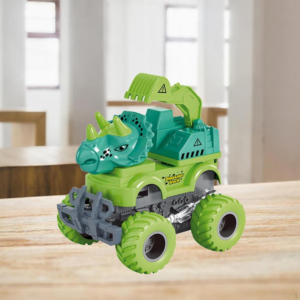 Construction Toy, Creative Detachable DIY Model Educational Dinosaur Truck Engineering