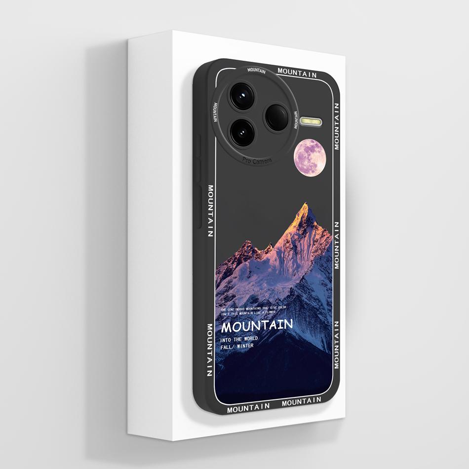 For Poco F7 Ultra / F7 Pro Case Cute Panda Soft Liquid Silicone Lens Protection Back Covers For Poco F 7 Ultra PocoF7 Pro Funda