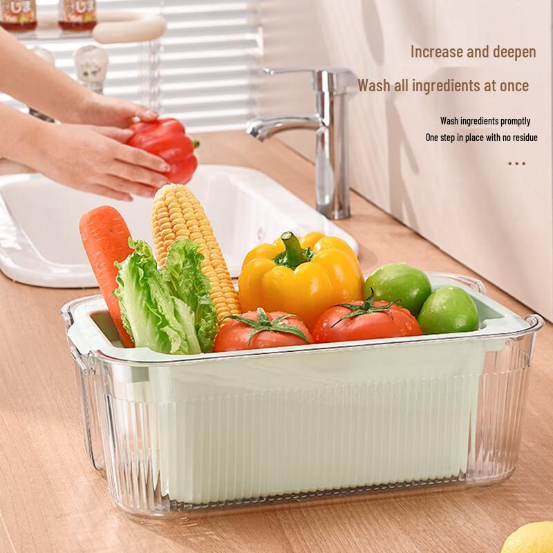 Double-Layer Draining Basket