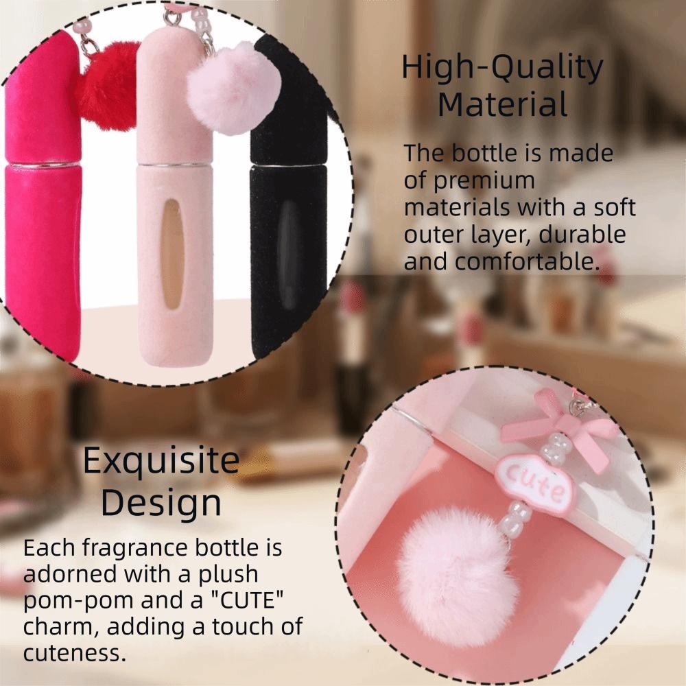 Mini 5ml Perfume Bottle Bottom Refillable Refillable Perfume Bottle Spray Liquid Bottle  Travel