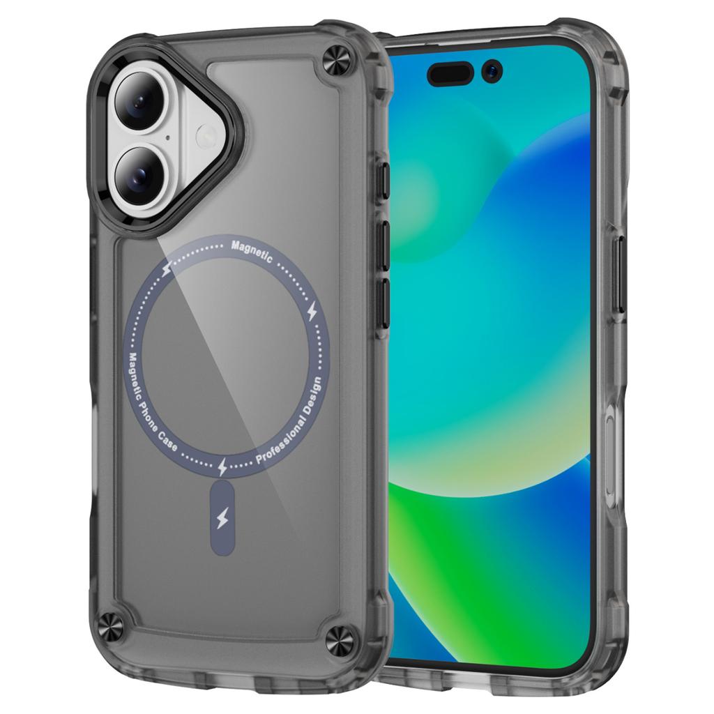 For iPhone 17 Case Skin Touch TPU+PC Phone Cover Compatible with MagSafe