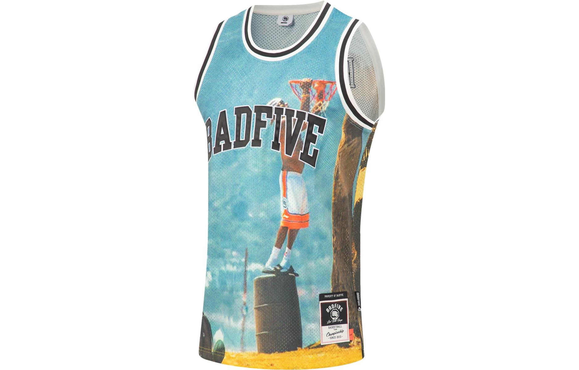 Li Ning Badfive Basketball Jersey Men s Blue AAYT041-1 XL