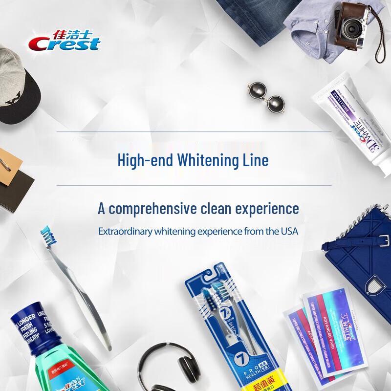 Crest All-Round 7-Effect Soft Bristle Toothbrush, 2-Pack