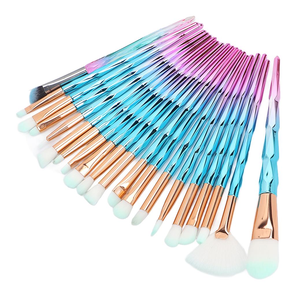 20pcs Makeup Brush Set Professional Foundation Concealer Face Powder Blush Eyeshadow Brushes for Women
