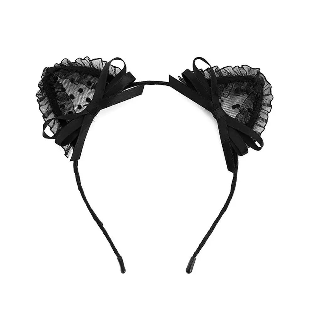 For Costume Party Cute Masquerade Cosplay Headwear Cat Ear Headband Hair Accessories Fancy Dress Hairband