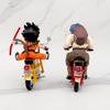 Anime Dragon Ball Z Anime Figure Son Goku Master Roshi Locomotives PVC Action Kame Sennin Motorcycle Toys Model Collector Gifts