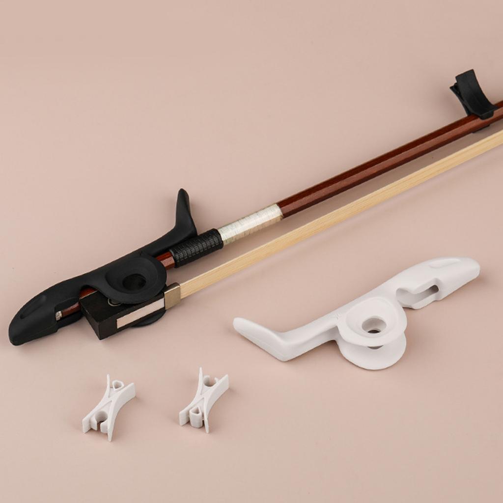 Silicone Clip On Violin Bow Holder Student Finger Corrector Assitant Violin Grip Bow Corrector Holder Easy To Use