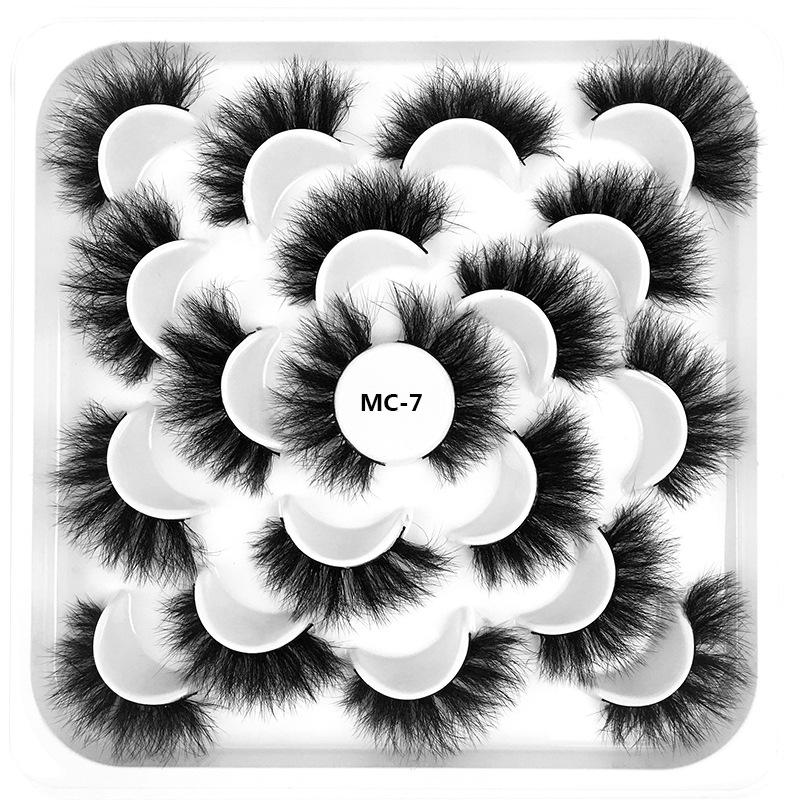 8D High Imitation Mink Hair, False Eyelashes 10 Pairs Of Natural And Docile Thick Eyelashes