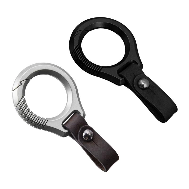 Titaniums Alloy Carabiner Keychains Clip Quick Releases Key Rings Small Carabiner Clip Waist Hanging Keychain Buckles
