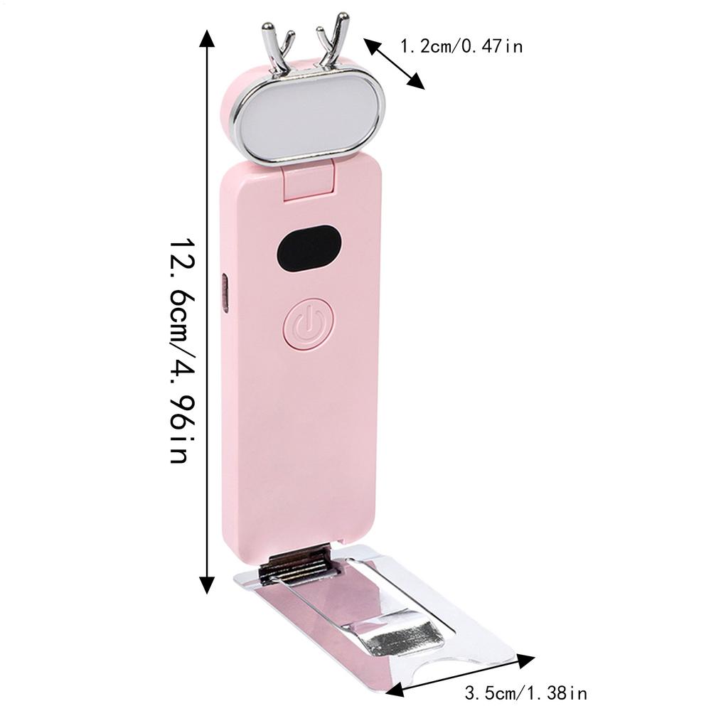 Clip On Book Light USB Rechargeable Book Light For Bed Eye Caring 3 Color Stepless Dimmable 80 Hrs Runtime Lightweight Clip On