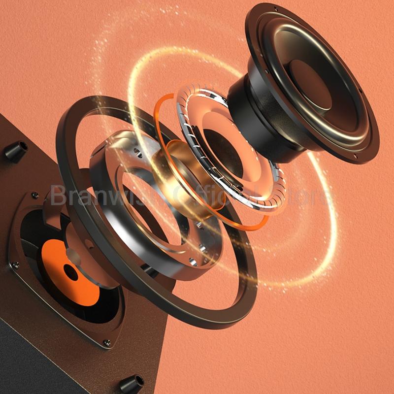 4 Inch 31W Bluetooth Speaker Subwoofer 2.1 Sound Box Amplifier High Power Home Theater Home Cinema 360°Sound System PC Audio Set