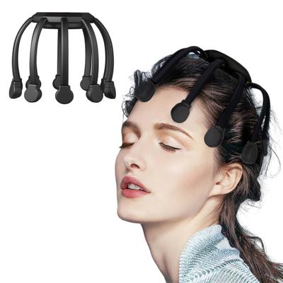 Elektrisches Kopfhautmassagegerät, 3 einstellbare Intensitätsmodi, 10-Klauen-Design, geräuscharm, wiederaufladbar, kabelloses elektrisches Kopfmassagegerät