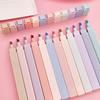 6Pcs Pastel Highlighter Pen Set for Students Large Capacity Eye-Care Markers for Journaling Notes Quick-Dry Dual-Tip Highlighters Cute School Supplies