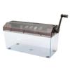 Portable Hand-Crank Silent Paper Shredder for A4/A6 Confidential Documents - Desktop Manual Mini Shredder