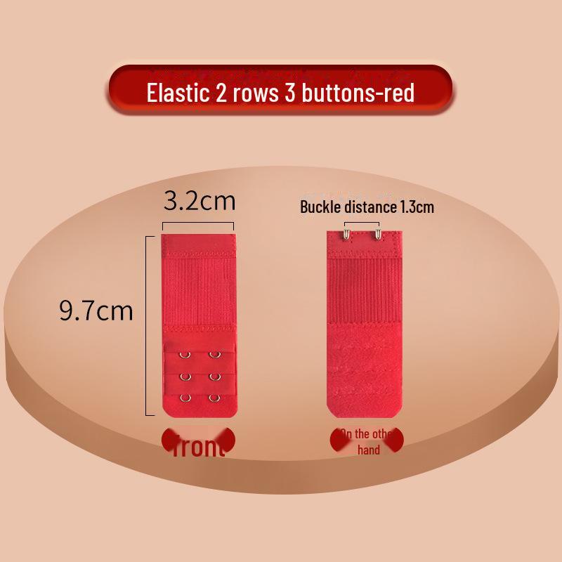 Extensie elastică pentru sutien cu cataramă din oțel inoxidabil - 2x3, 3x3, 4x4 rânduri