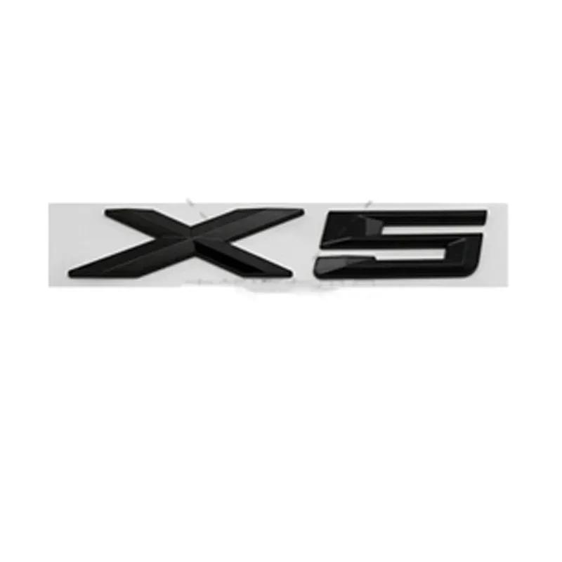 ABS Badge Car Body Sticker Trunk Emblem for BMW X1 X3 X5 X6 GT Logo E46 E90 E60 F10 F11 F20 F30 G01 G20 Auto Accessories