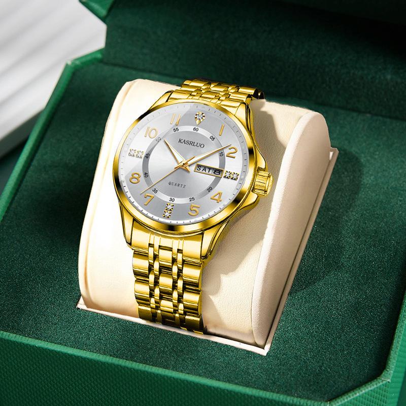 Casaro Men'S Watch Stylish And Simple Quartz Watch Waterproof Luminous Calendar Versatile Men'S Watch