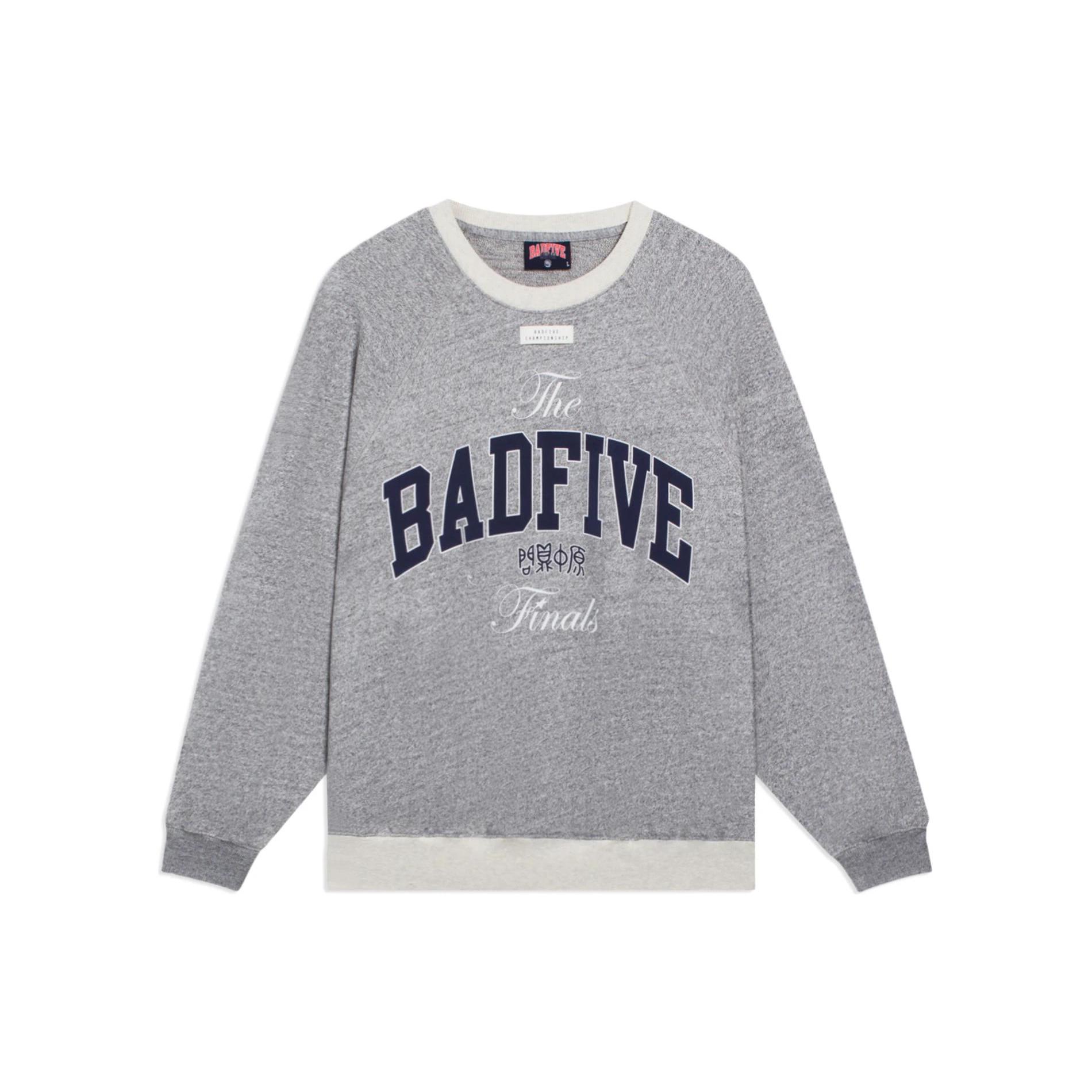 Li Ning Sweatshirts Unisex Gray Crew Neck Moderate Regular AWDSG19-2 S