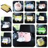 Car Tissue Box Cover Fun Cartoon Animal Design Soft Plush Material Long-lasting