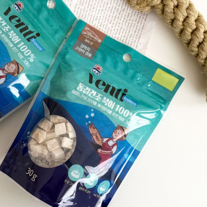 [Pet] Sajo Ventifreeze Freeze-Dried Pollack 30 G