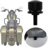 Kit de Cobertura de Parafuso de Assento de Alumínio para Montagem de Para-lama PSLER para Touring Sportster Road King Electra Street Glide 1996-2024, Preto